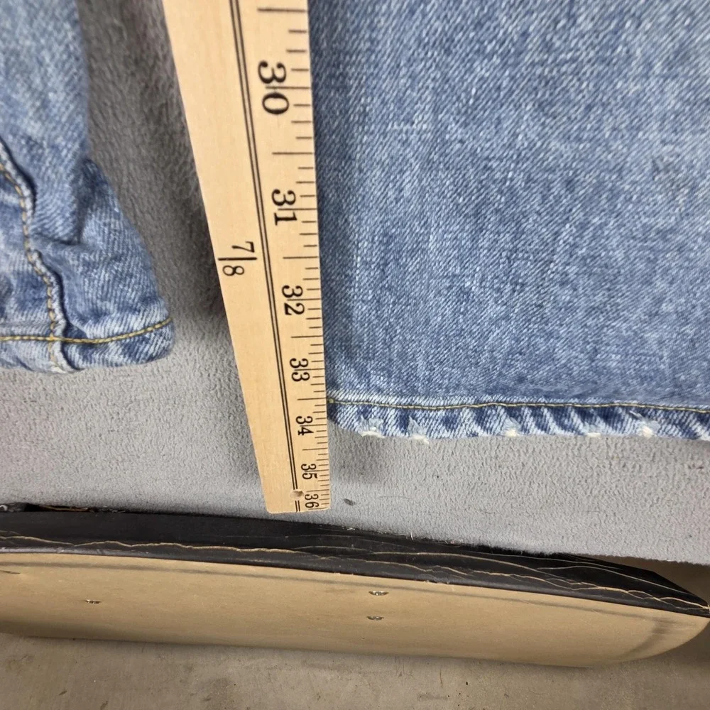 Edwin Jeans Mens 33x33 Blue Selvedge 53RV Made in Japan Thrashed Honeycomb